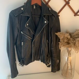 Top shop leather Moto jacket